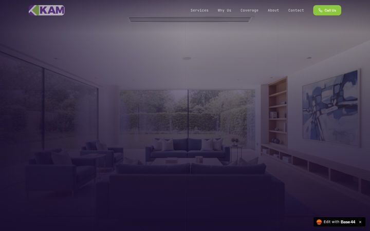 Screenshot of kamrenewables.co.uk