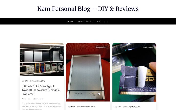 Screenshot of kamserver.com
