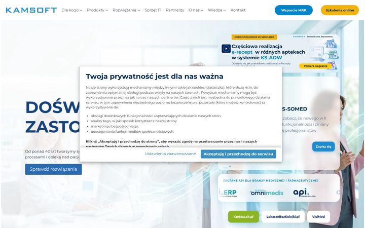 Screenshot of kamsoft.pl