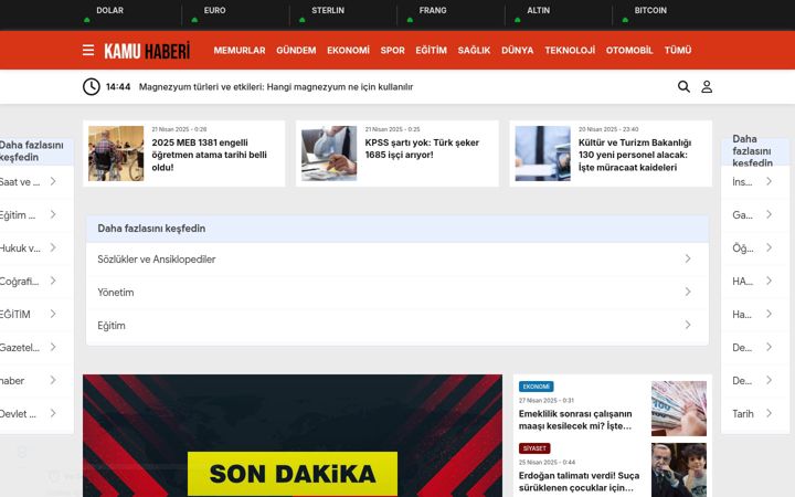 Screenshot of kamuhaberi.com
