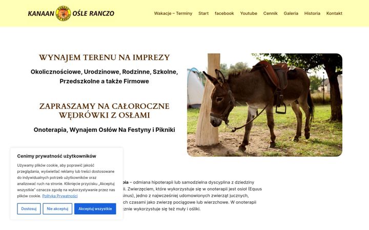 Screenshot of kanaan-osleranczo.pl