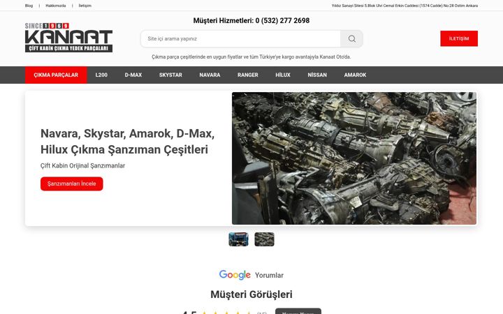 Screenshot of kanaatotocikma.com