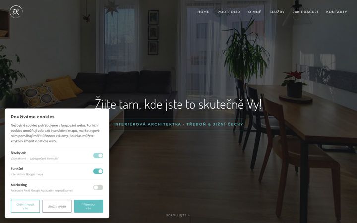 Screenshot of kanakova.eu