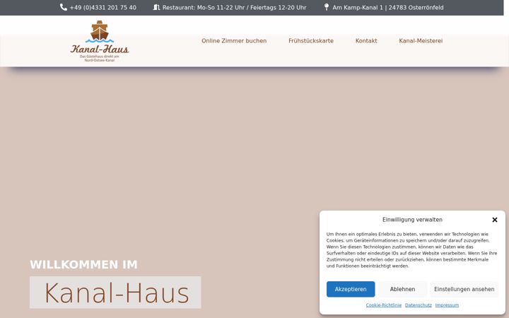Screenshot of kanal-haus.de