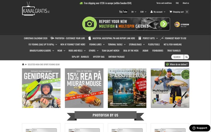 Screenshot of kanalgratis.se