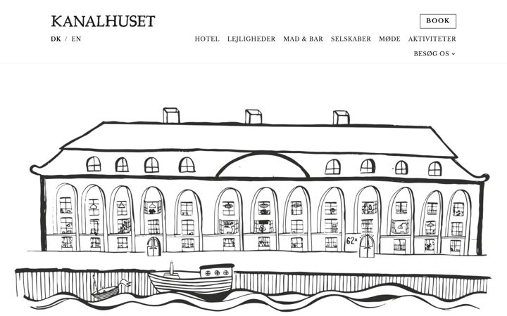 Screenshot of kanalhusetcph.com