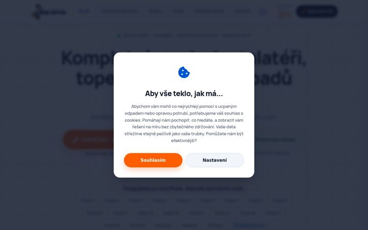 Screenshot of kanalizace-instalateri.cz