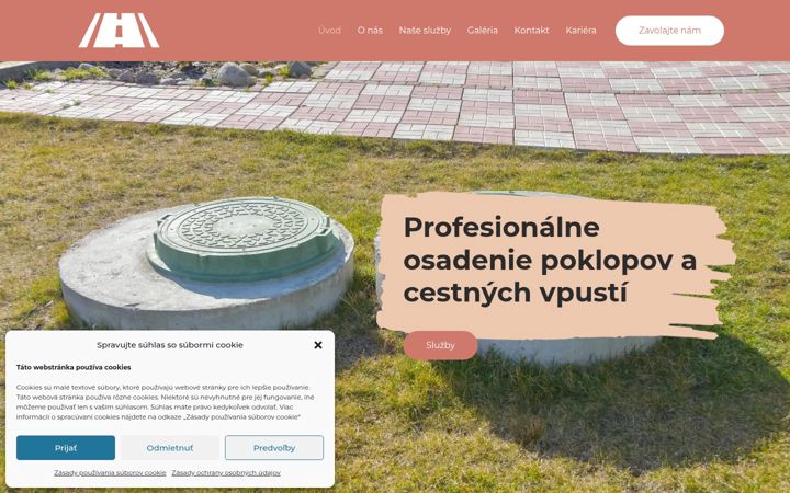 Screenshot of kanalizacne-poklopy.sk
