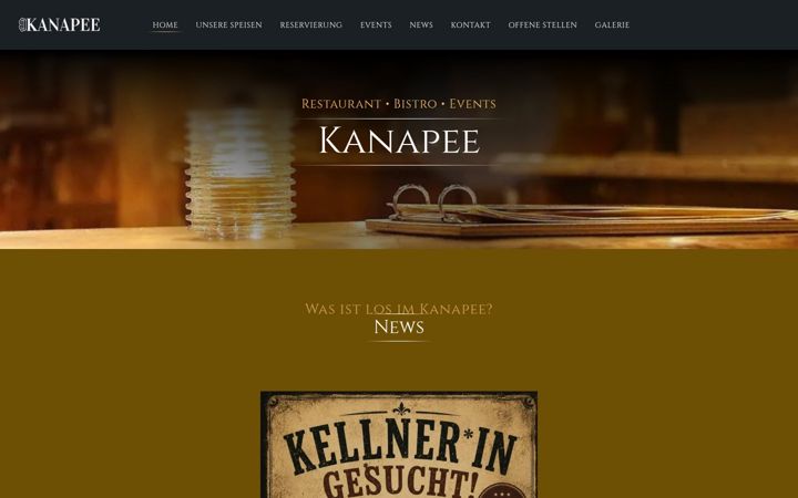 Screenshot of kanapee.com