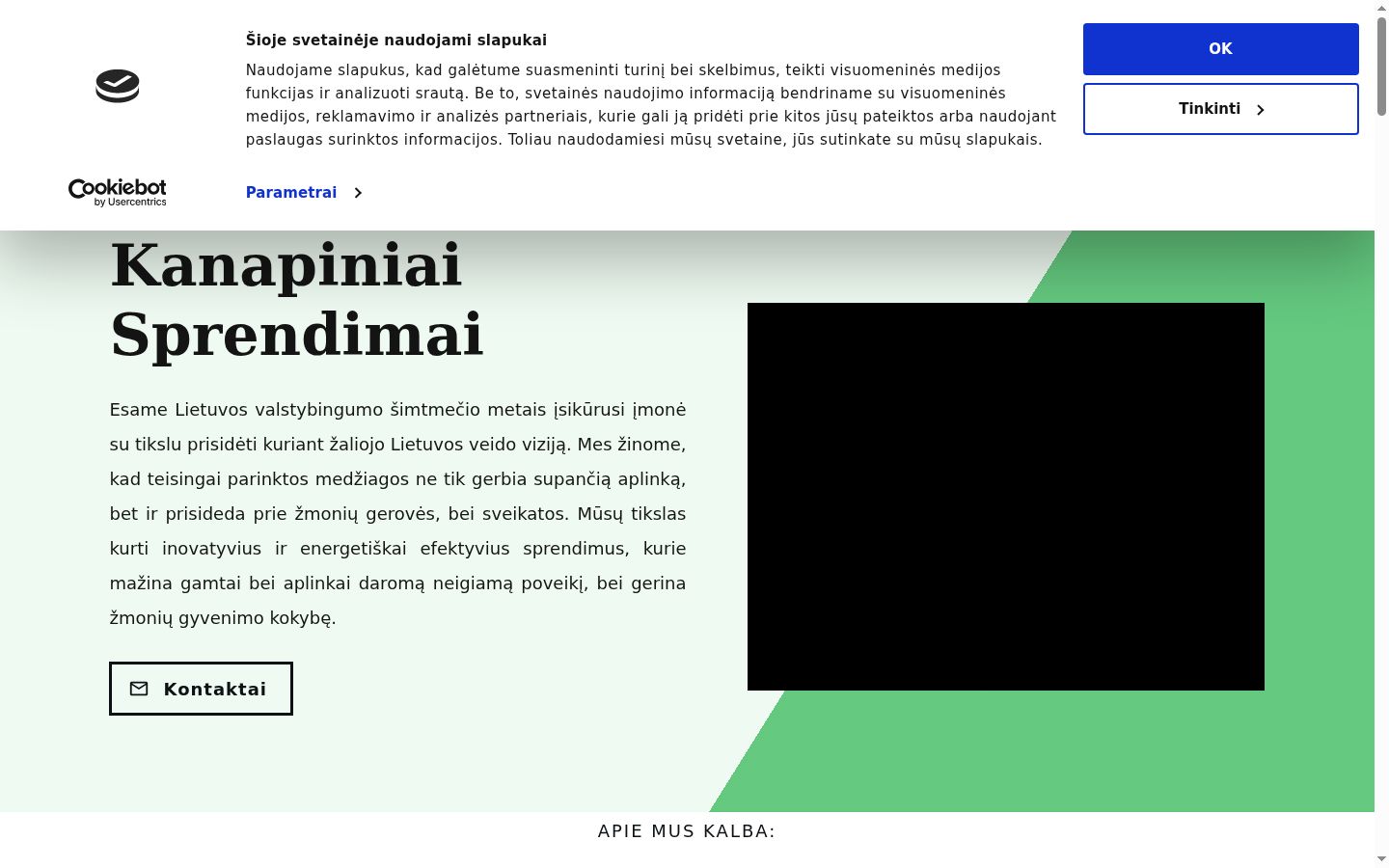 Snímek obrazovky baneru souhlasu zobrazeného před jakoukoli interakcí