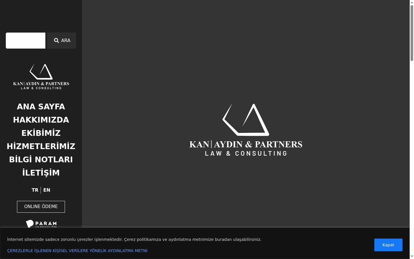 Screenshot des Einwilligungsbanners vor jeglicher Interaktion
