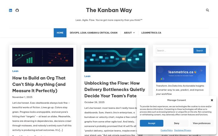 Screenshot of kanbanway.com