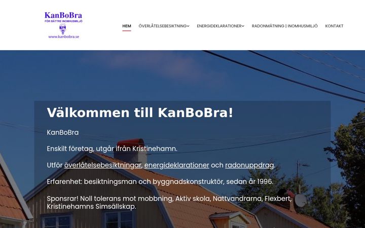 Screenshot of kanbobra.se