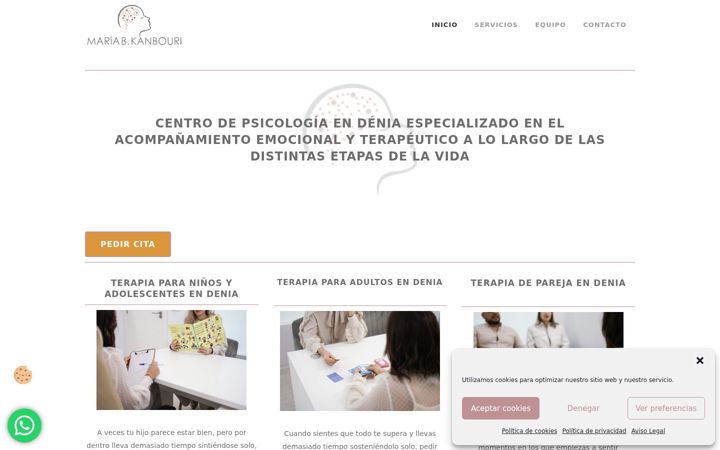 Screenshot of kanbouripsicologia.com