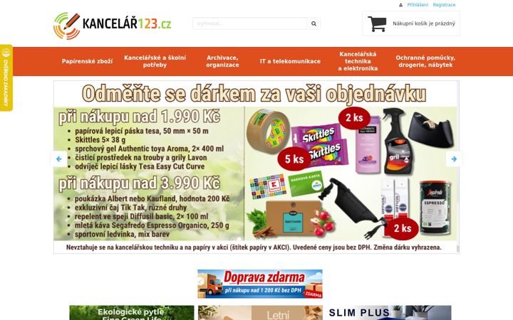 Captura de pantalla de kancelar123.cz