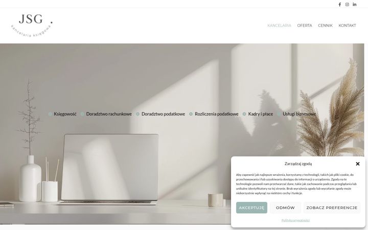 Screenshot of kancelaria-jsg.pl