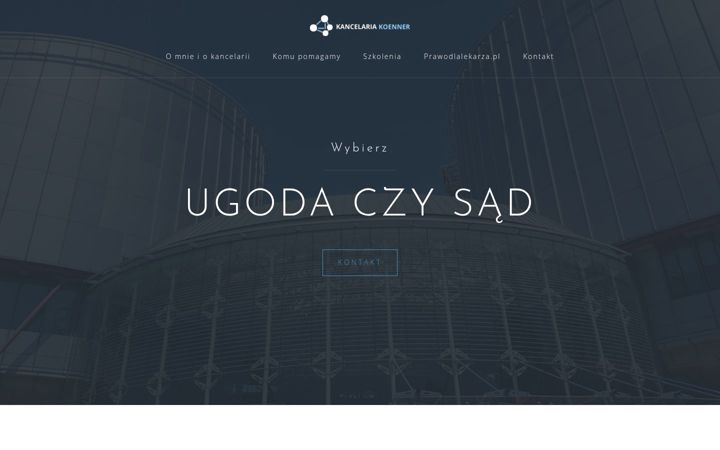 Screenshot of kancelaria-koenner.pl