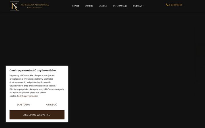 Screenshot of kancelaria-niewiadomy.pl
