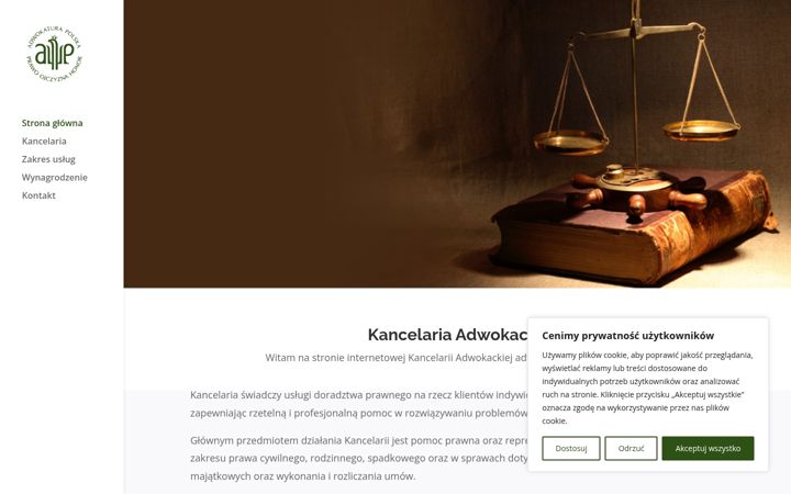 Screenshot of kancelaria-ogonowska.pl