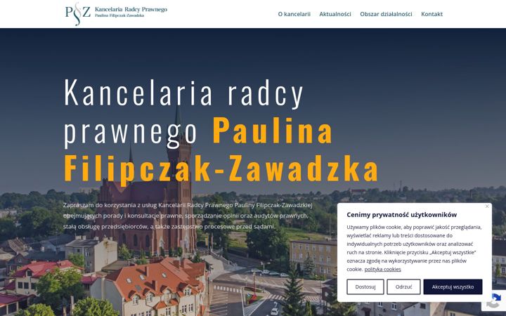 Screenshot of kancelaria-pfz.pl