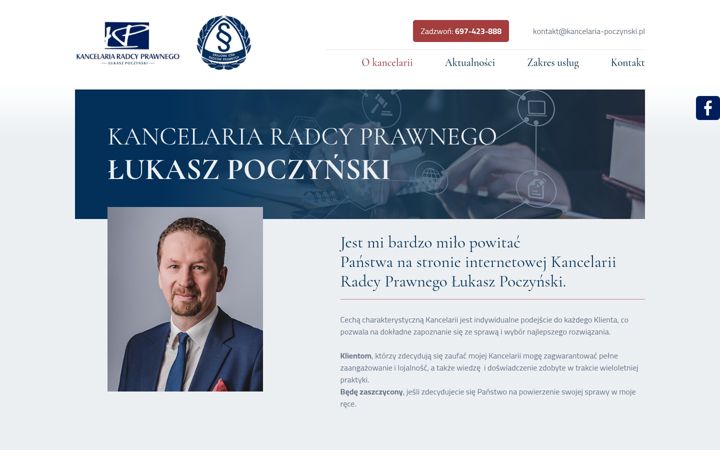 Screenshot van kancelaria-poczynski.pl