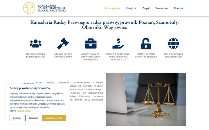 Screenshot of kancelaria-raczynski.pl