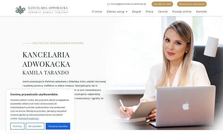 Screenshot of kancelaria-tarando.pl