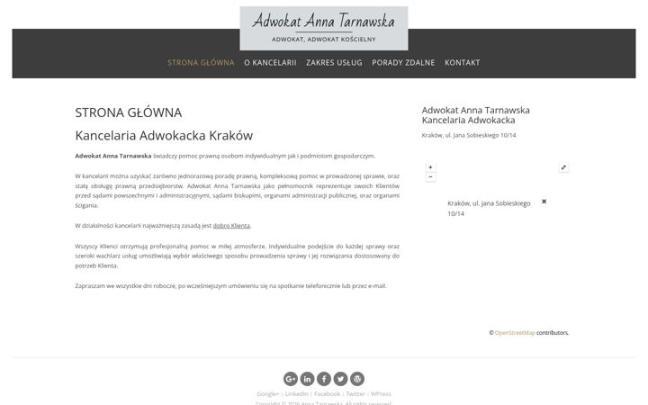Screenshot of kancelaria-tarnawska.pl