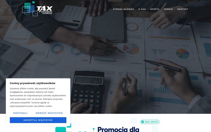 Screenshot of kancelaria-tax.com