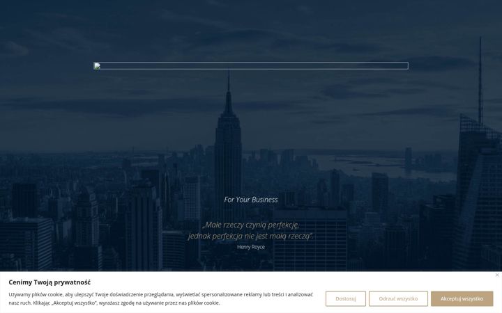 Screenshot of kancelariaantares.pl