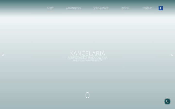 Screenshot of kancelariakkb.eu