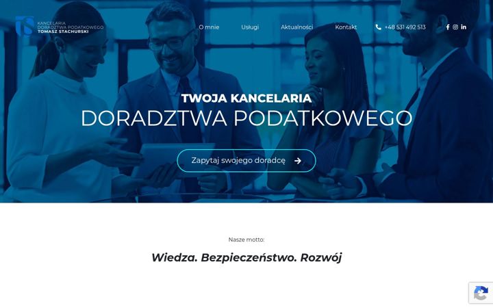 Zrzut ekranu kancelariastachurski.pl