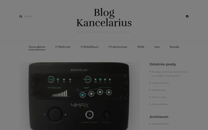 Screenshot of kancelarius.biz.pl