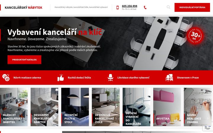 Screenshot of kancelarskynabytek.cz