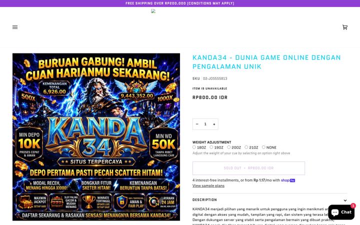 Screenshot of kanda34.com