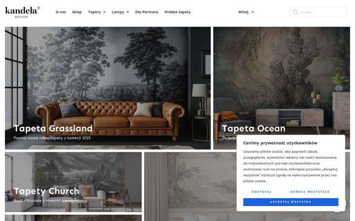 Screenshot of kandeladesign.pl