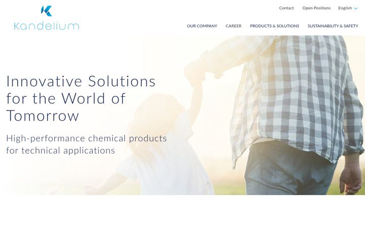 Screenshot of kandelium.com