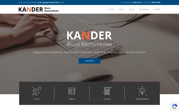 Screenshot of kander.pl