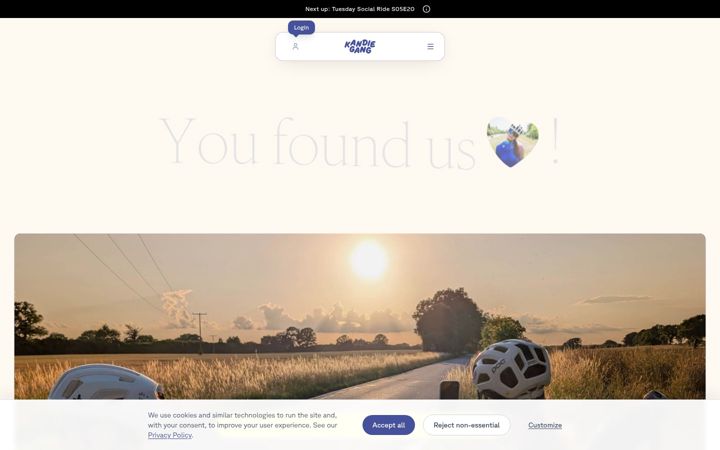 Screenshot of kandiegang.com