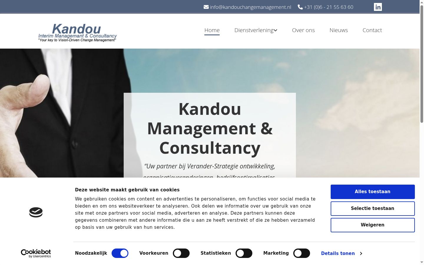 Sutikimo reklamjuostės, rodytos prieš bet kokią sąveiką, ekrano kopija