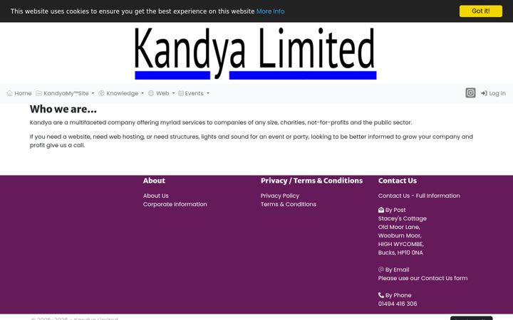 Screenshot of kandya.com
