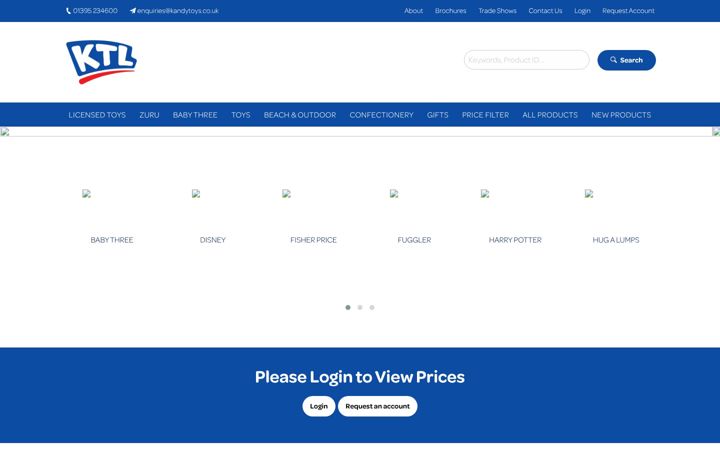 Screenshot of kandytoys.co.uk
