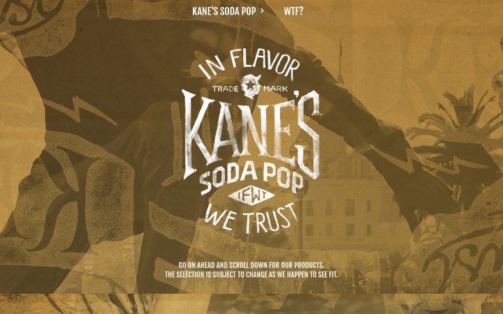 Screenshot of kanessoda.com