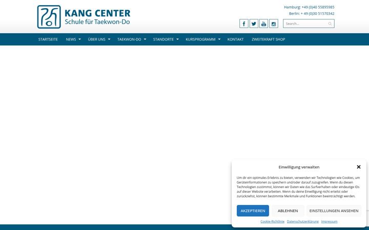 Screenshot of kang-center.de
