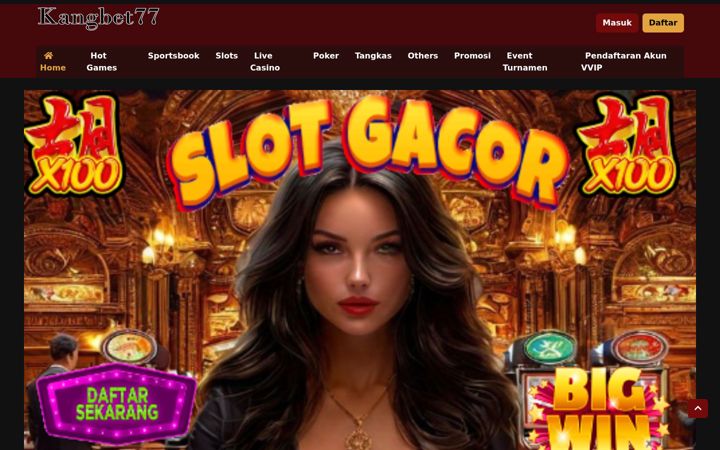 Screenshot of kangbet77.com