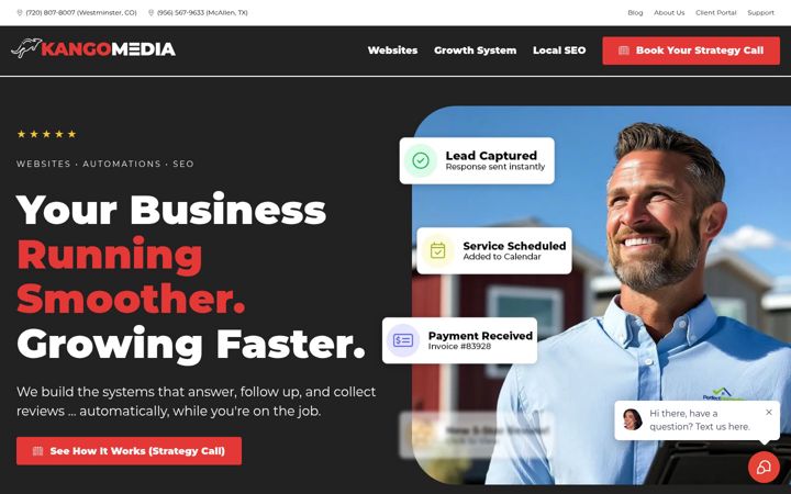 Screenshot of kangomedia.com