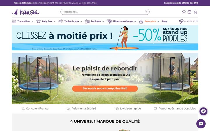 Screenshot of kangui.com