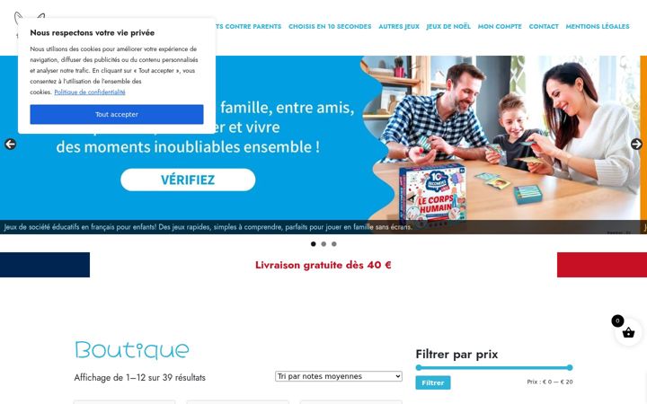Screenshot of kangur.fr