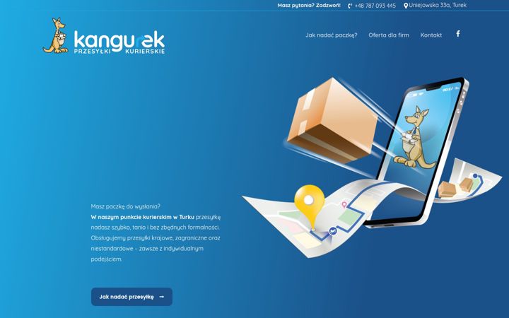 Screenshot of kangurek24.com