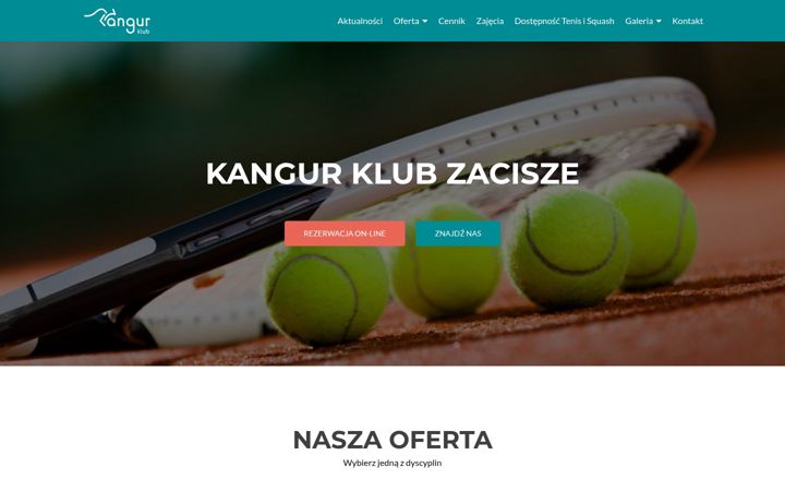 Screenshot of kangurklub.pl